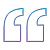 Quote with gradient outline